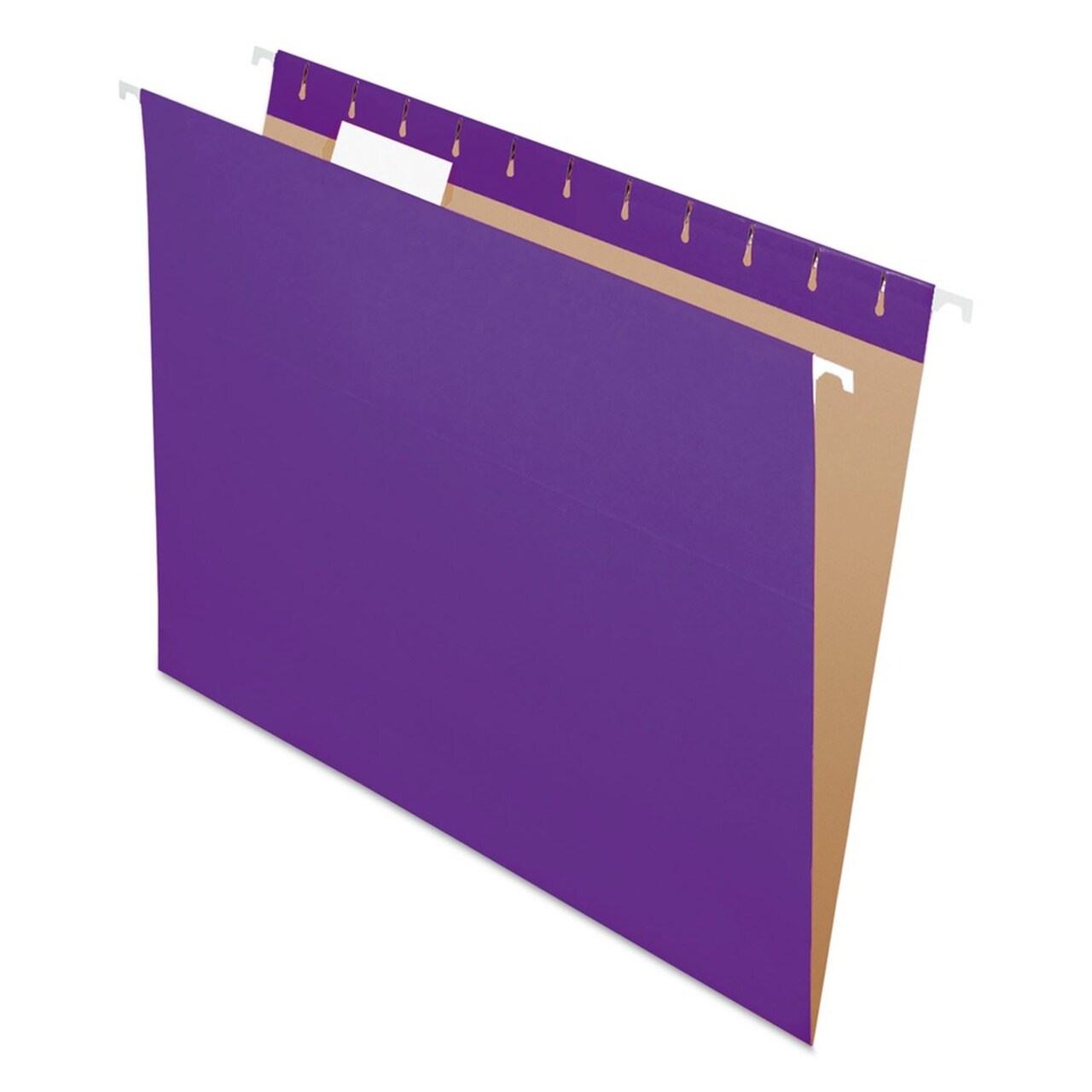Pendaflex 1/5-Cut Tabs Letter Size Colored Hanging Folders - Violet (25/Box)